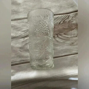 Tiara Glassware Iced Tea Glass Ponderosa Pine 16 oz 6.5" Set Of 4